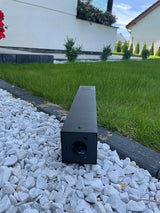 Lampa Ogrodowa stojąca słupek ogrodowy 80 cm E27 CZARNY POVES