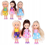 Mini Laleczki do Zabawki Urocze Zestaw dla Dzieci Lalka 12 cm 6 Sztuk