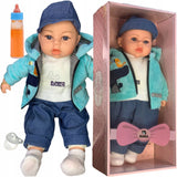Lalka Niemowlę Jak Żywa Urocza Bobasek Baby Born Butelka Zabawka na Prezent