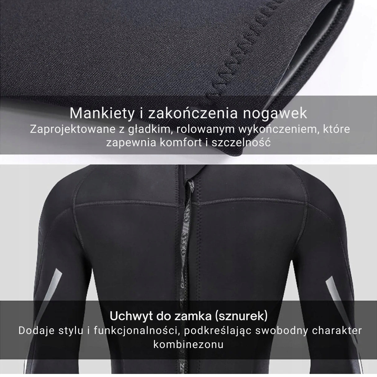 Kombinezon Neoprenowy Męski Jednoczęściowy do Nurkowania Pływania 3mm XXL