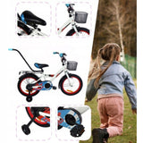 Rower Dziecięcy Rowerek Koszyk i Prowadnik GRATIS 16" Cali dla Chłopca