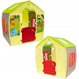 Domek Dla Dzieci Plastikowy Otwierane Drzwi I Okna 12 m+ 102 x 88 x 108 Cm