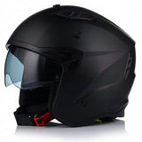 Kask Motocyklowy Predatora Daszek + 2xSzyba Czarny Mat XS 4w1 Vito