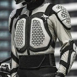 Zestaw Kurtka Motocyklowa Biała + Spodnie Motocyklowe Odzież Ochronna XL