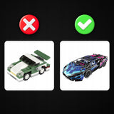 Samochód Sportowy Lamborghini z Klocków Układanka Klocki na Prezent Zabawka