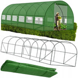 Tunel Foliowy Ogrodowy Foliak Zielony [27 m²] 9x3m [FOLIA + STELAŻ] OCYNK!