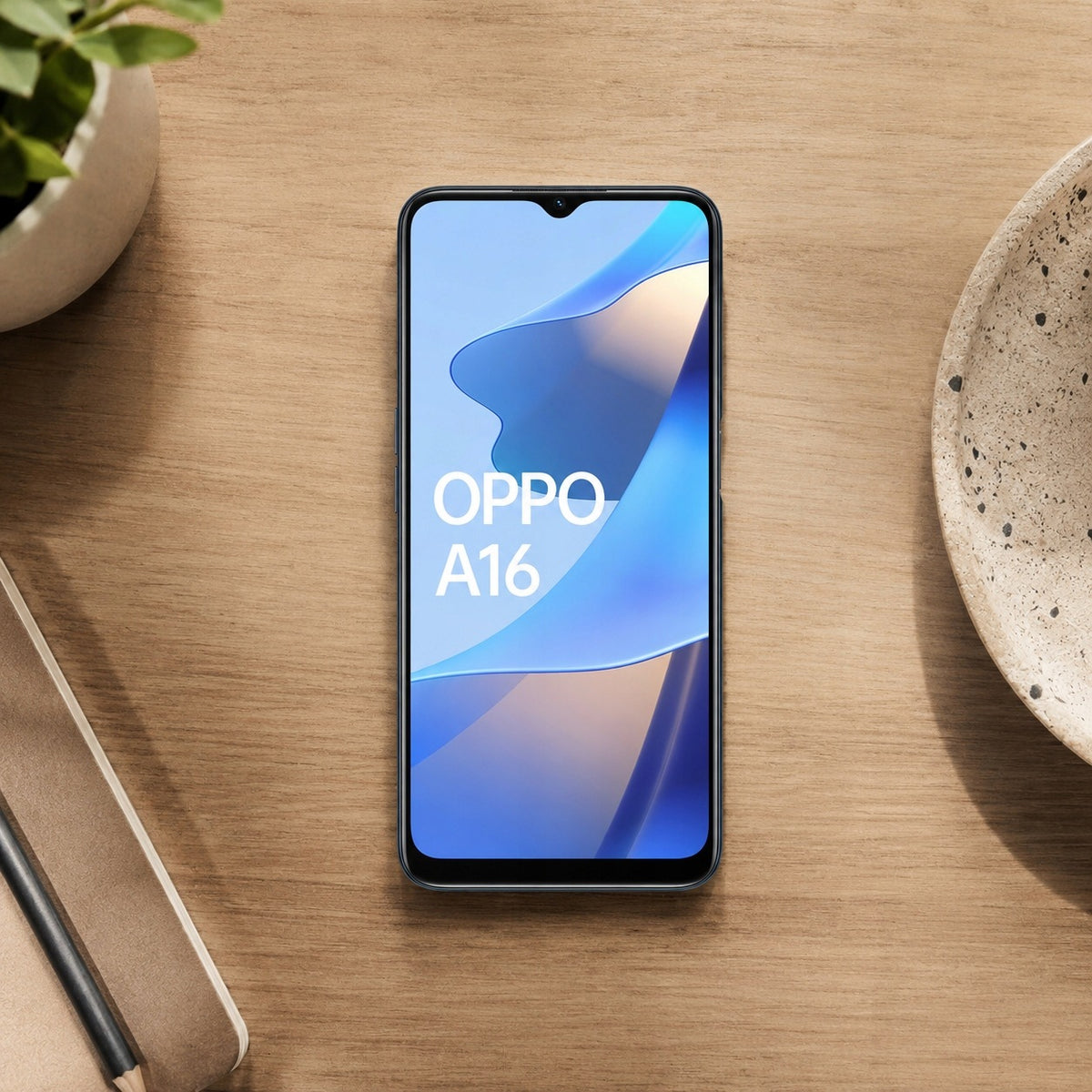Telefon Smartfon Oppo A16 3/32GB LTE Czarny Kabel USB Kluczyk SIM Ładowarka