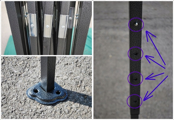 MOCNY NAMIOT OGRODOWY PAWILON HANDLOWY SKŁADANY AUTOMATYCZNIE | 27kg 3x3 m
