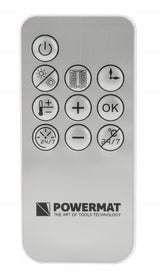 Ceramiczna Kurtyna Powietrzna 2000W z Pilotem LCD Grzanie Nawiew Timer