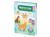 Układanka Magnetyczna Puzzle Edukacyjne Zwierzęta Montessori Magnetyczne