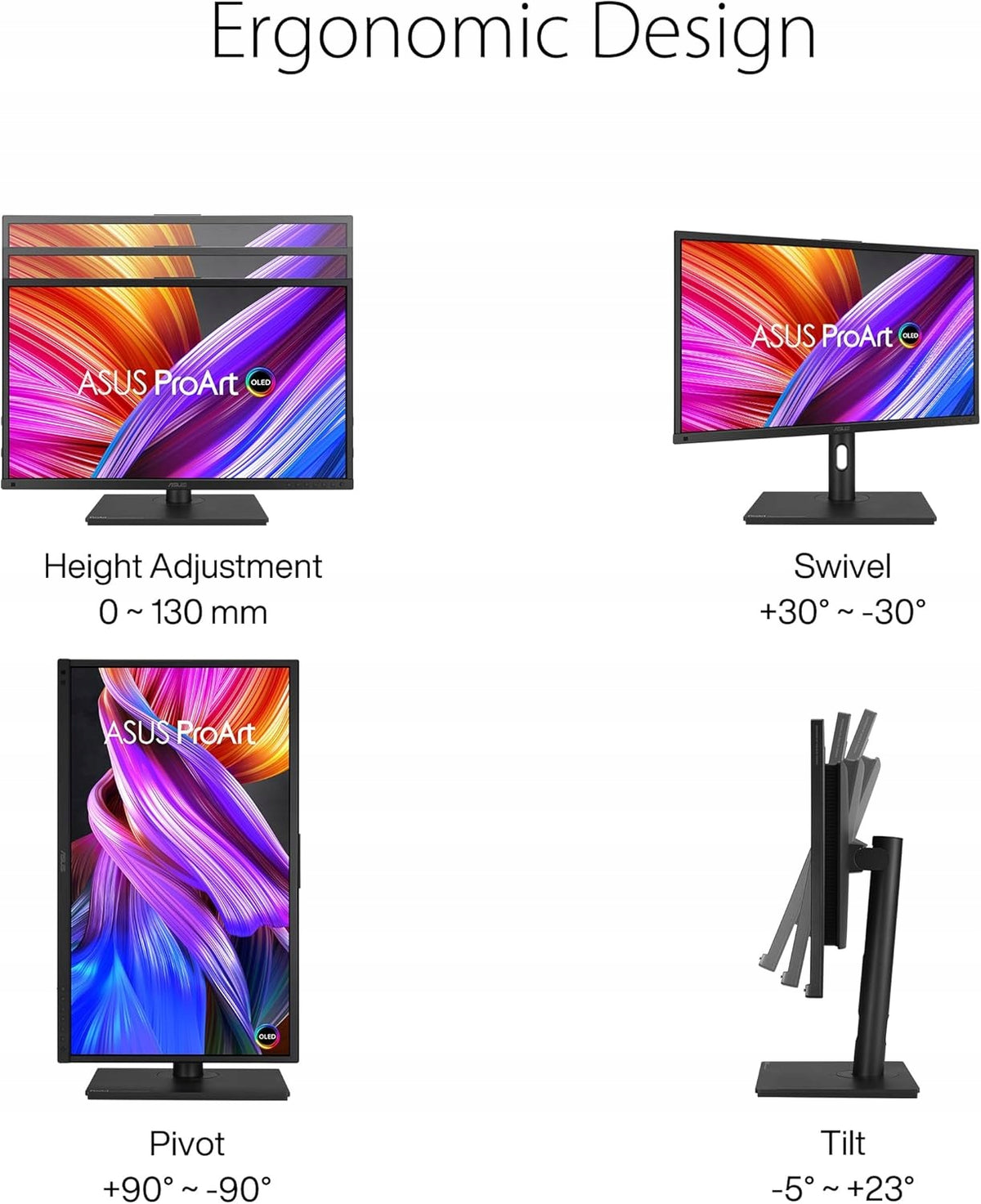 Monitor ASUS PA27DCE-K 26,9 ProArt Display OLED 3xHDMI DP 2xUSB-C Głośniki