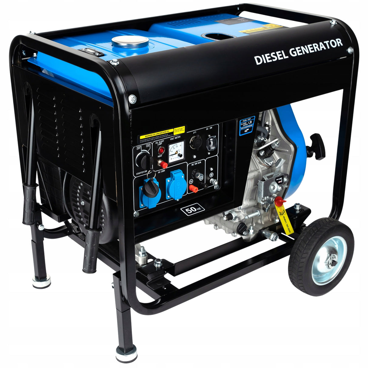 Agregat Generator Prądu Zestaw 7350W Diesel + Olej Gratis