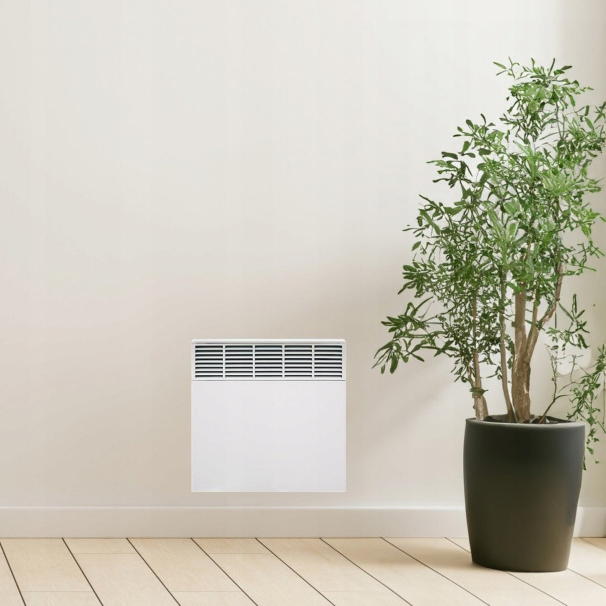 Grzejnik Elektryczny Termostat Programator Ścienny Przenośny Biały 2000 W