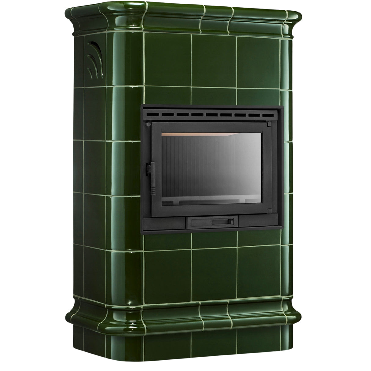 Piec Kominek Piecyk Kaflowy Ceramiczny Koza OLIVE 13 kW Obudowa Kominkowa