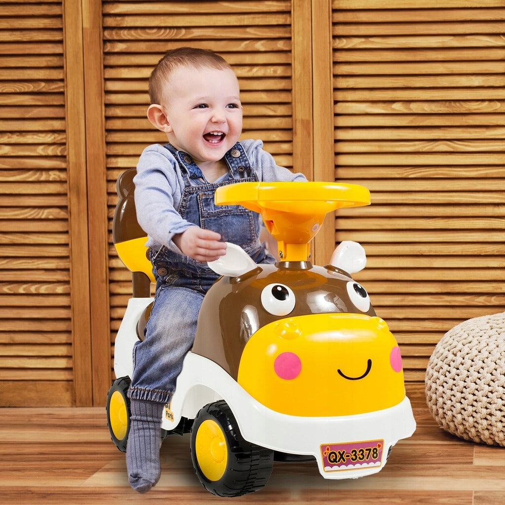 Pchacz Jeździk Hipcio Otwierany Chodzik Otwierany Schowek Bagażnik Auto