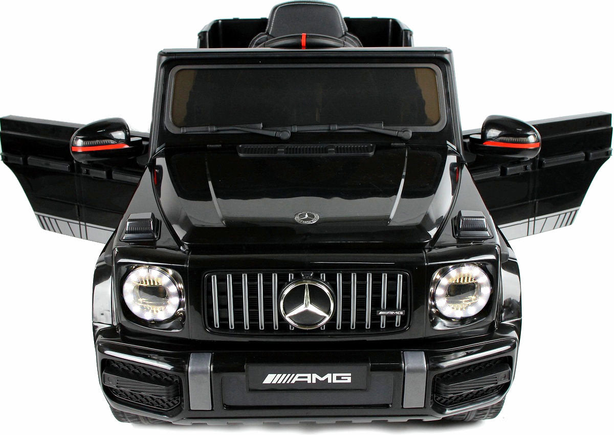 Mercedes G63 Autko na Akumulator Pilot Czarny 90W 12V 7Ah Skórzany Fotel