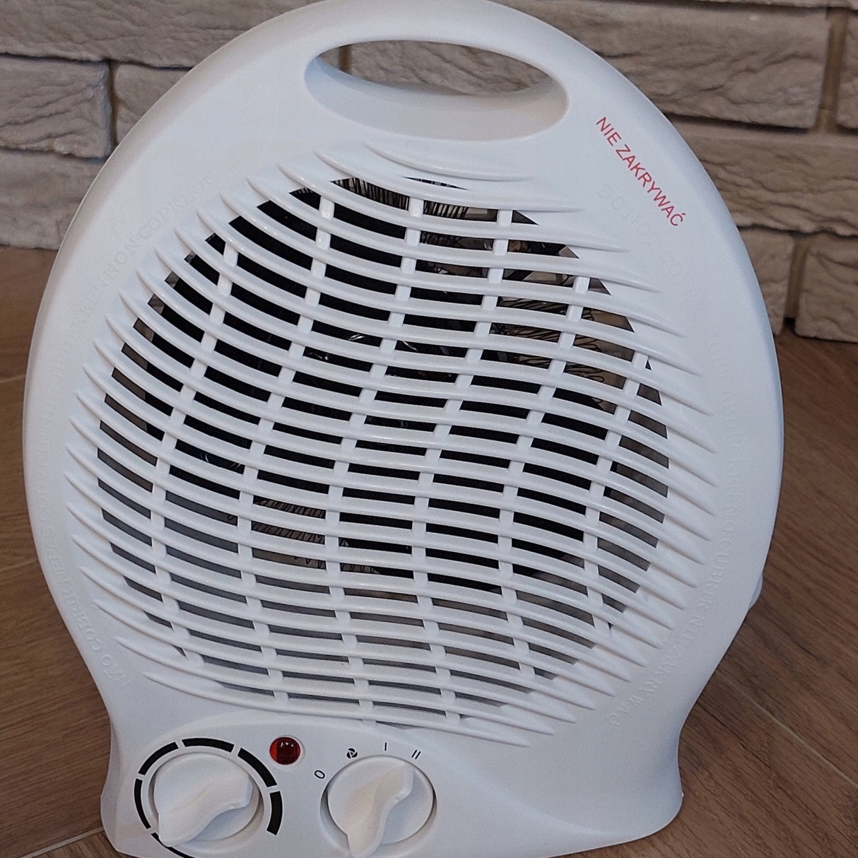 Grzejnik Elektryczny Farelka Termowentylator z Termostatem 2000 W 3 Poziomy