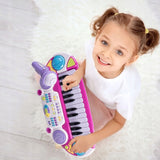 Pianino Keyboard Duży Organy Krzesełko Nagrywanie 24 Klawisze dla Dzieci