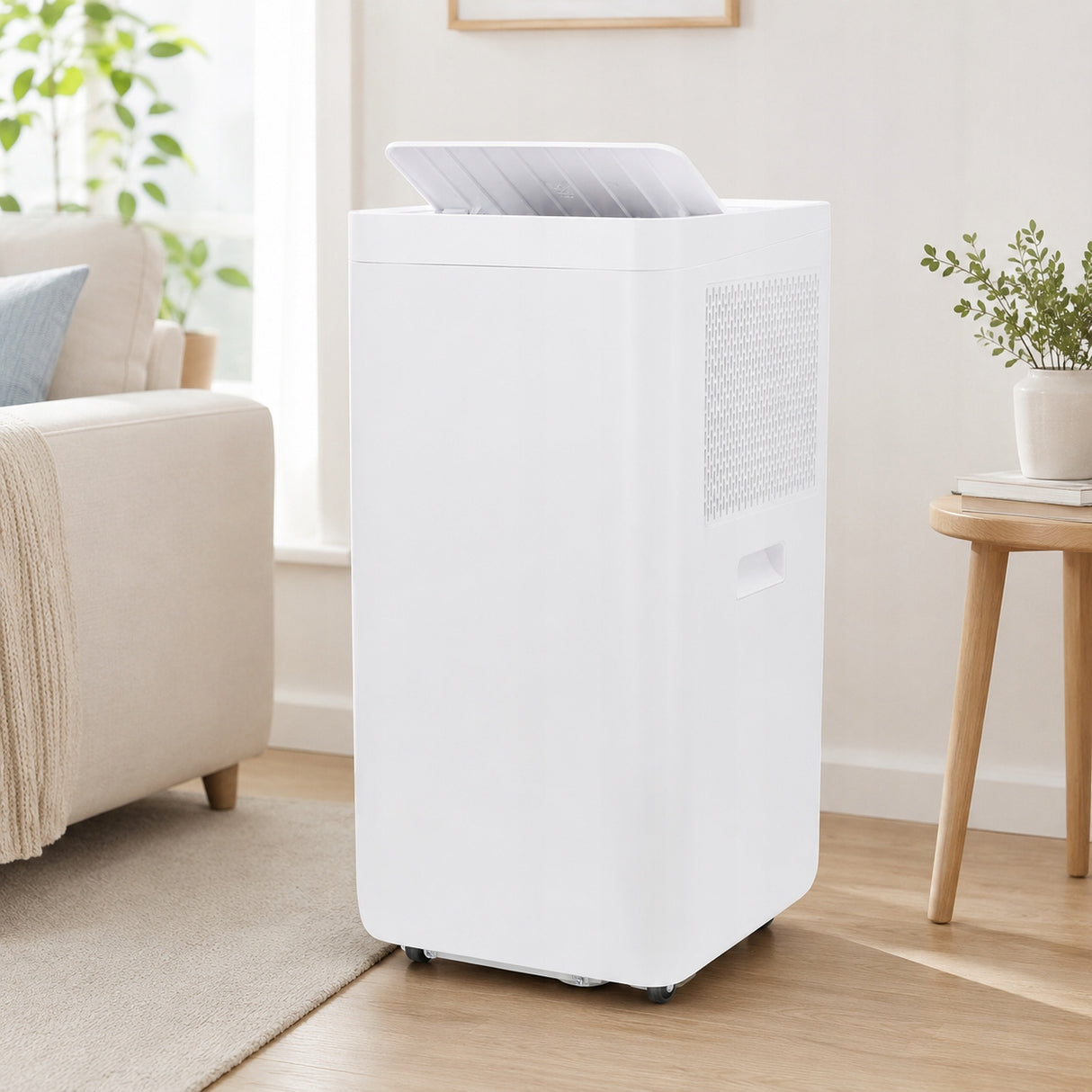 Klimatyzator Przenośny Mobilny Chłodzenie Biały 25m2 2600W na Pilota