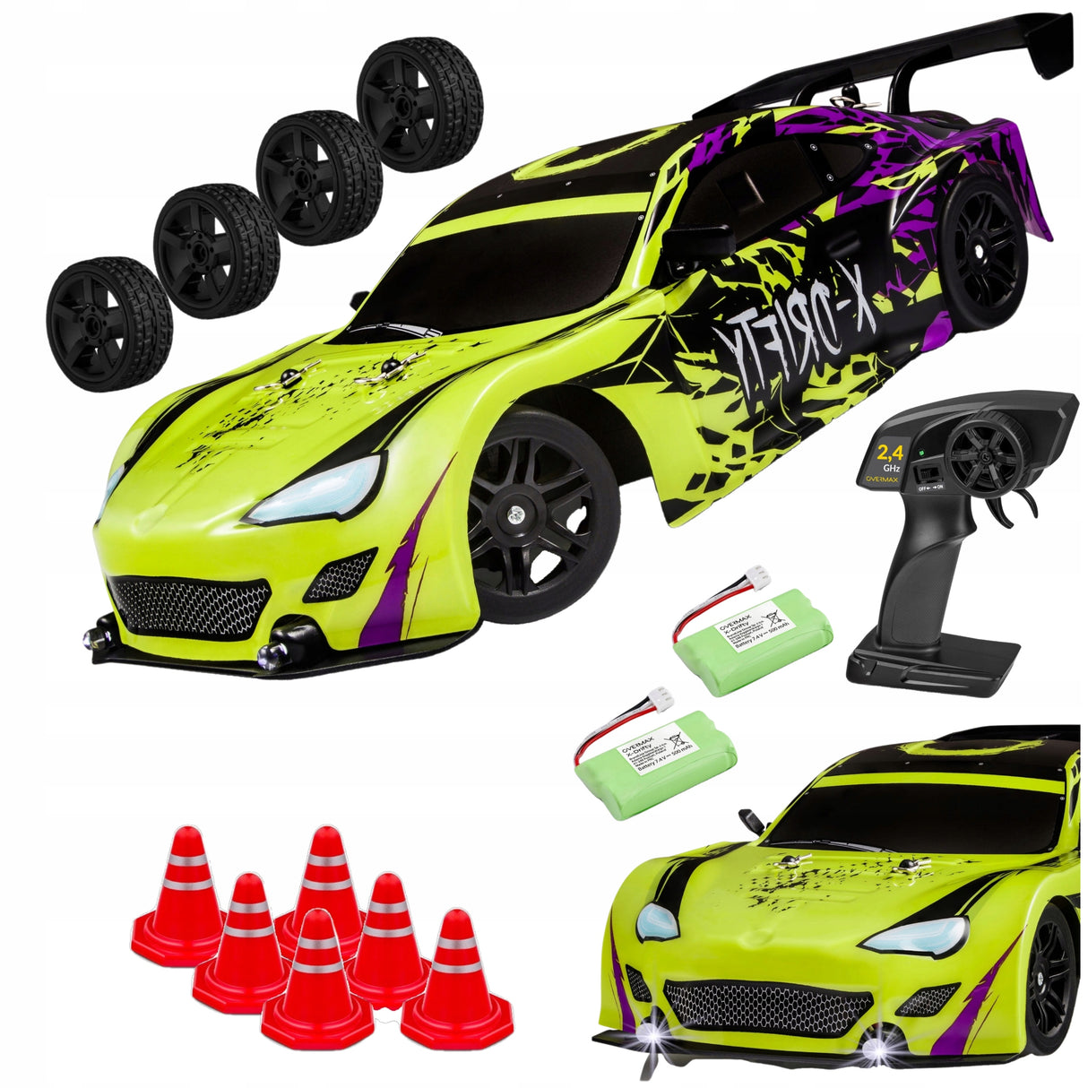 Zdalnie Sterowany Samochód RC 1:16 Drift 20 km/h Pilot Dynamiczny Płynny