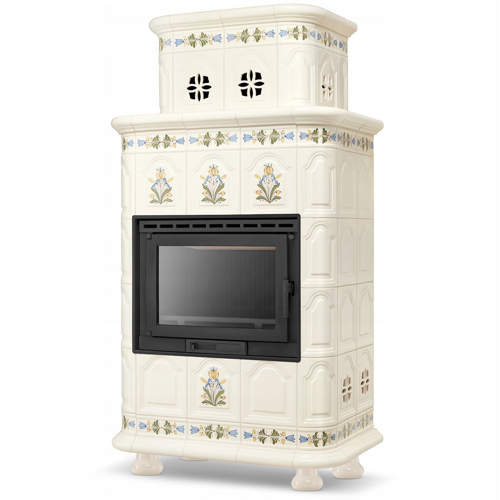 Piecyk Kominek Kaflowy Obudowa Kominkowa 13 kW Ceramiczny Koza