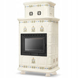 Piecyk Kominek Kaflowy Obudowa Kominkowa 13 kW Ceramiczny Koza