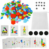 DREWNIANA EDUKACYJNA UKŁADANKA PUZZLE MONTESSORI
