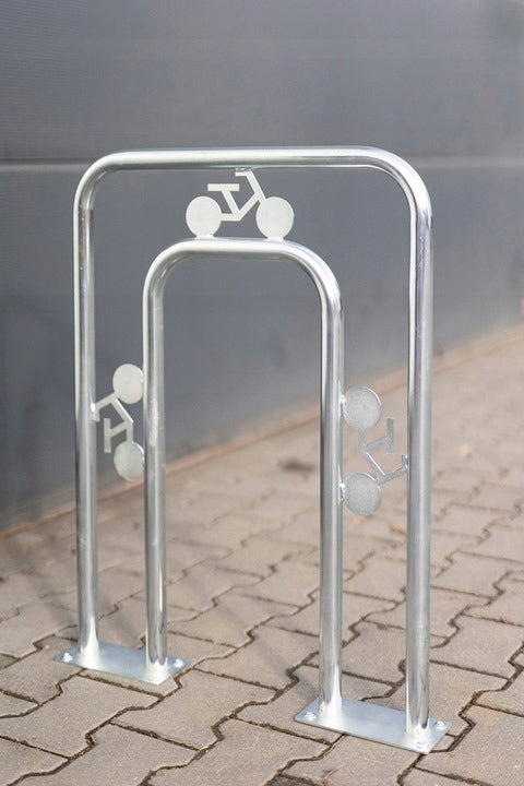 Stojak Rowerowy Parking Na Rower Rowery Ocynkowany Przezroczysty POVES
