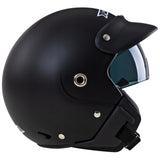 Kask Motocyklowy Młodzieżowy Otwarty Aviator ST XL Czarny Mat