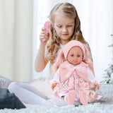 Lalka Edukacyjna z Włosami Baby Born Bobas Duża Akcesoria Zestaw Prezent