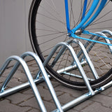 Stojak Rowerowy Parking Na Rower Rowery Ocynkowany Srebrny 2 Miejsc POVES