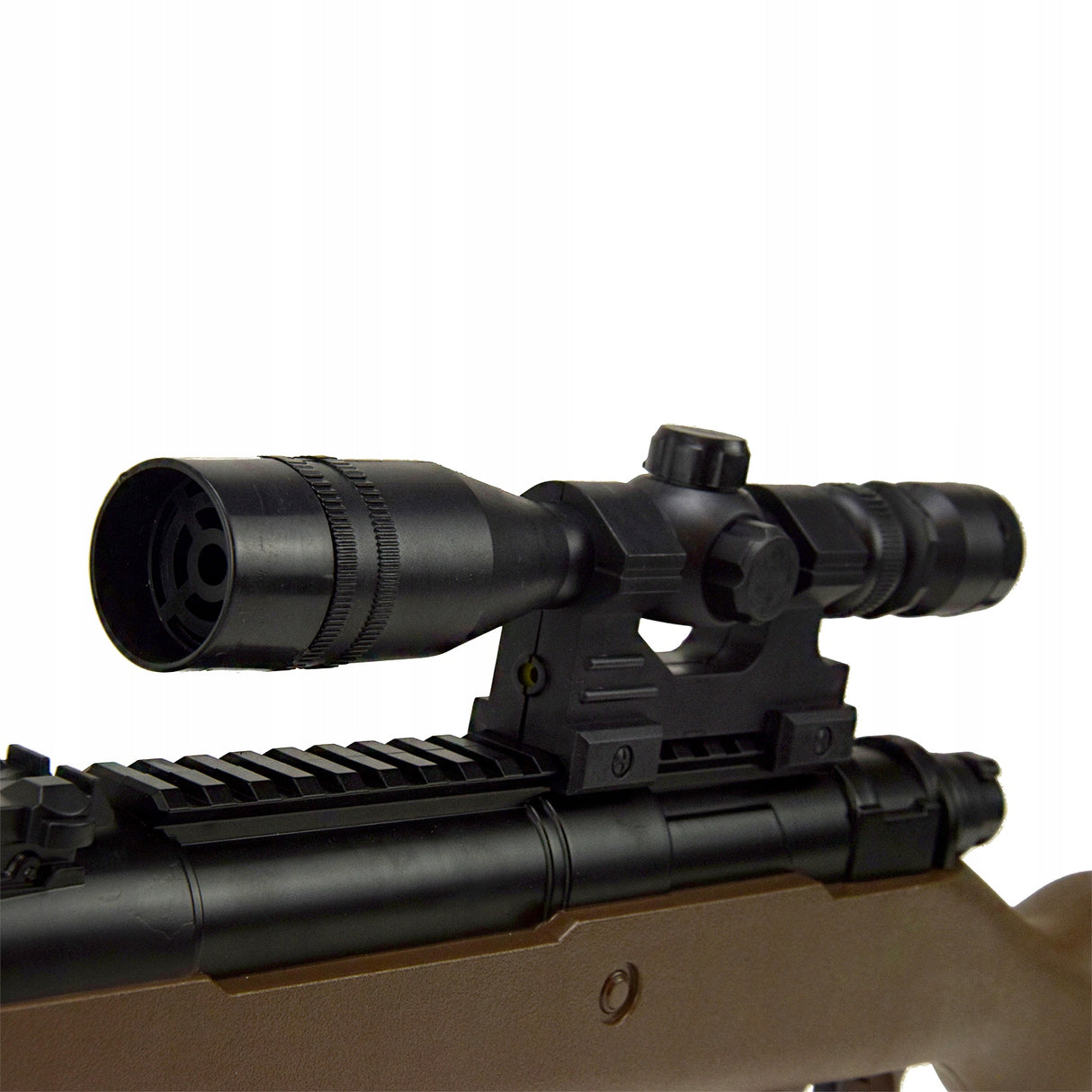 Karabin Snajperski z Lunetą na Kulki Laser Zestaw 800 Kulek Pistolet 101 cm