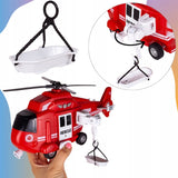 HELIKOPTER STRAŻY POŻARNEJ NAPĘD ŚWIATŁO DŹWIĘK