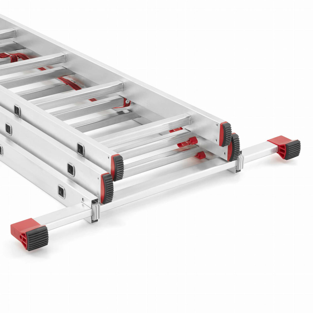 Drabina aluminiowa 3x9 WIELOFUNKCYJNA na schody Pro 5,69m 150kg + GRATIS