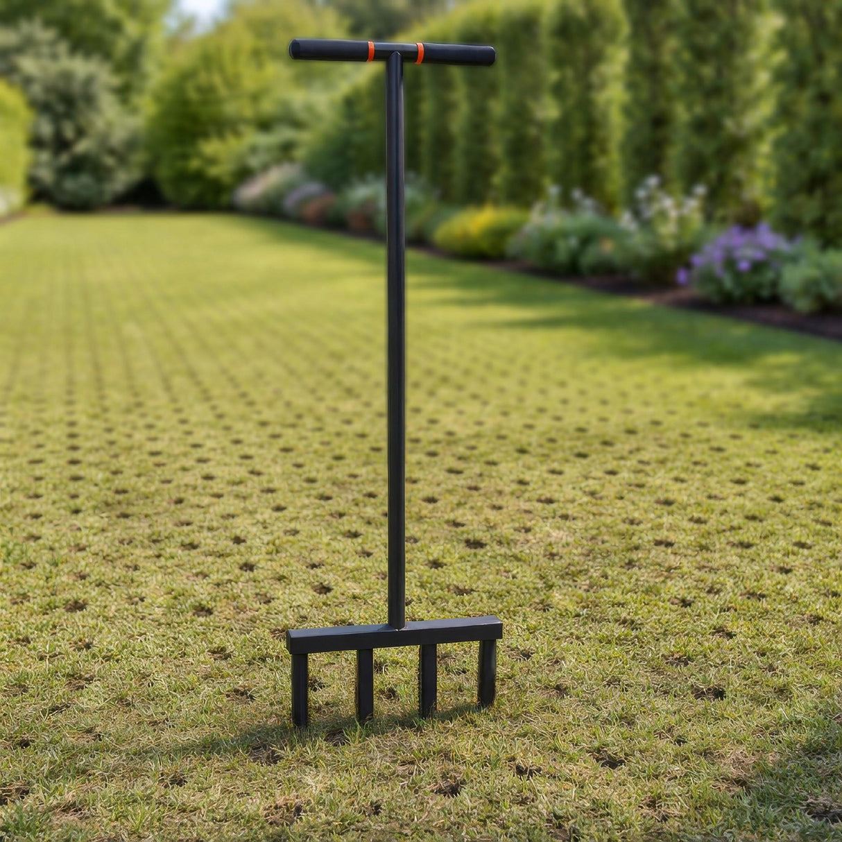 Aerator Ręczny Rurkowy Nożny Kolce Napowietrzanie Piaskowanie Gleby Trawy