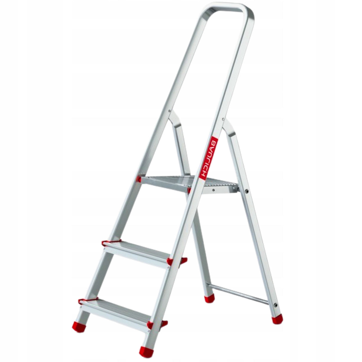 Drabina aluminiowa domowa 3 stopnie hak GRATIS produkt POLSKI 2,54m POVES