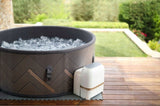 Basen z Hydromasażem Dmuchany Podgrzewana Woda Relax 8 Osobowy 1120L WiFi