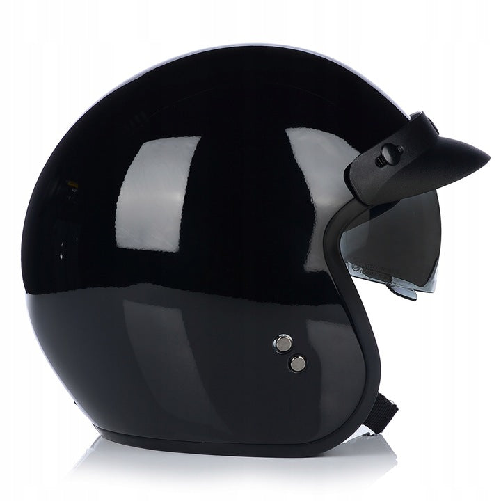 Kask Motocyklowy Otwarty Chopper Cruiser VITO SPECJAL + Daszek + Blenda M