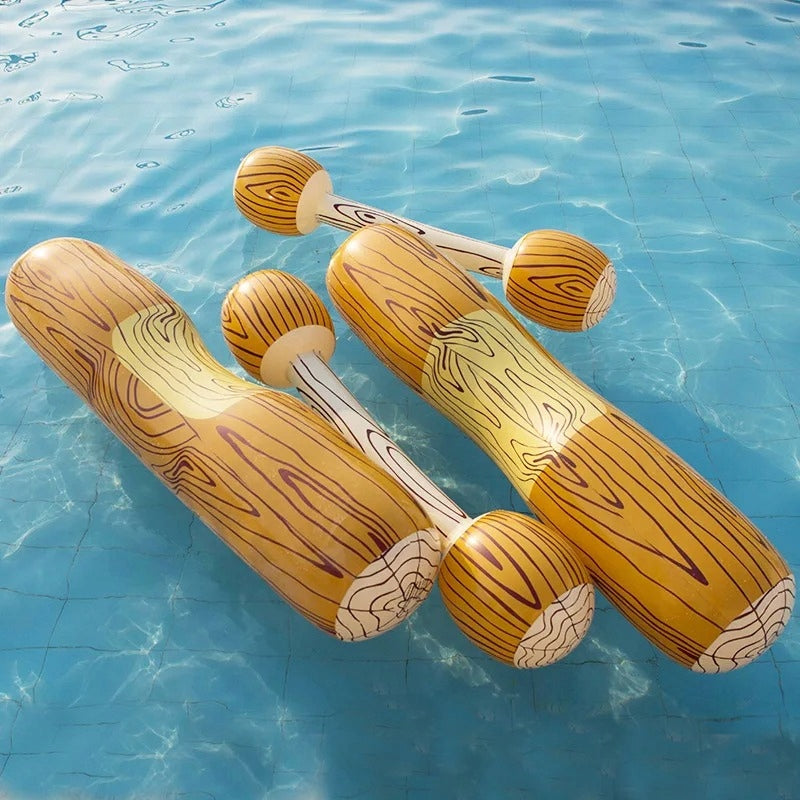 2x Nadmuchiwane Kłody Pływak do Wody Basenowe Plażowe Akcesoria Dmuchane