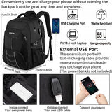 Plecak Turystyczny DUŻY Damski Męski Na Laptopa W Góry ŁADOWANIE USB 41-60L