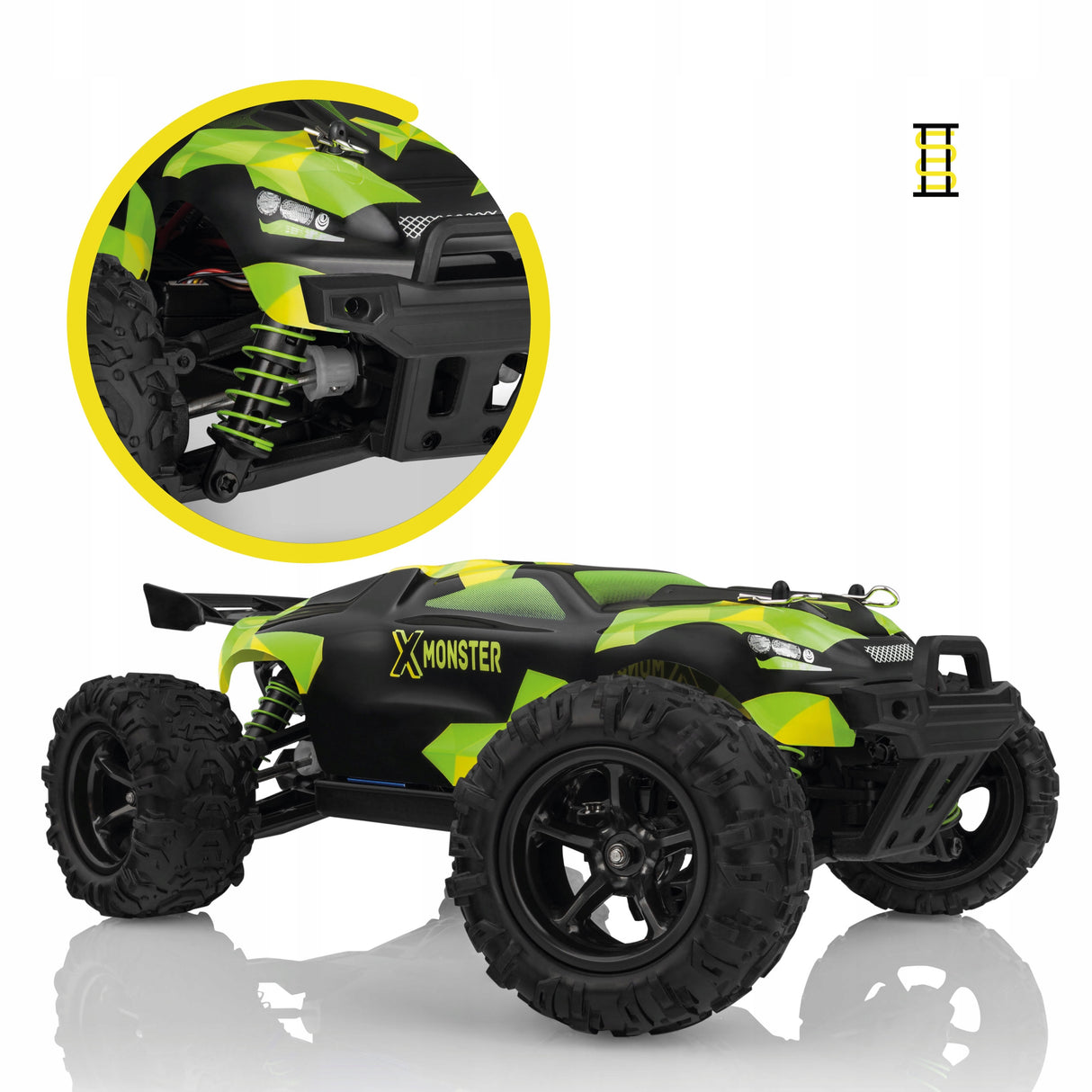 Samochód RC 4x4 Zdalnie Sterowany 30km/h 2 Akumulatory 100m Zasięg