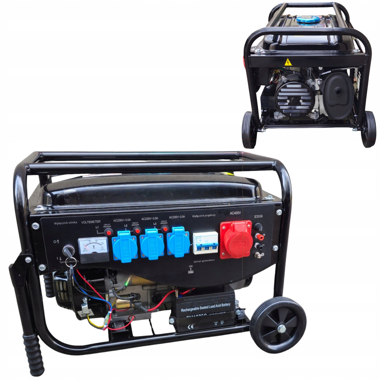 Agregat Prądotwórczy 5,2kW Generator Prądu Zestaw Prezent