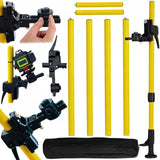 TYCZKA ROZPOROWA STATYW LASER POZIOMICA LASEROWA 420CM ADAPTER DO SKOSÓW