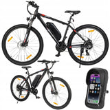 Rower Elektryczny MTB Czarny Rama 18" Cali 15AH 250W Koło 27,5" Cali