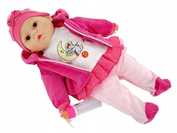 Lalka Bobas Dziewczynka Baby Born Mówi i Śpiewa po Polsku Zabawka Prezent