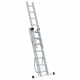 DRABINA ALUMINIOWA 3x6 PRO NA SCHODY DRABEST do 150 kg