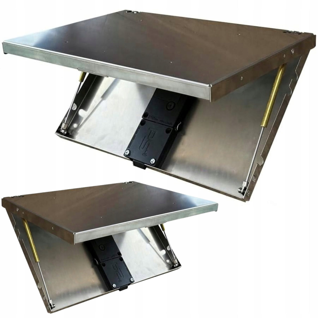 Sejf Do Zabudowy HooD Bluetooth Stal Nierdzewna Ukryty 350x250x20mm PSLocks