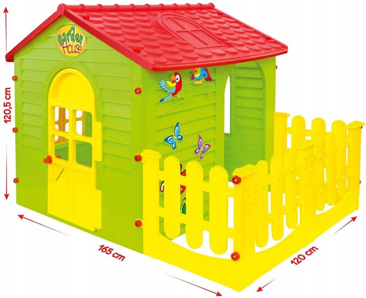 Domek dla dzieci z tarasem Mochtoys Plastikowy 12 m POVES