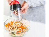 Ręczna Krajalnica Spiralna Temperówka Do Warzyw Owoców Z Pojemnikiem 400ml