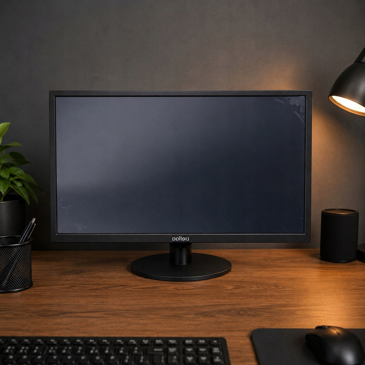 Monitor LED 1080p 60Hz Czarny HDMI/VGA/USB z Pilotem Dellou 27" Full HD